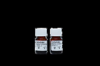 Diabetes Management Test Control Set Total Hemoglobin (HbA1c) Level 1, 2 2 X 2 X 0.5 mL