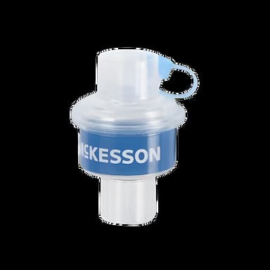 McKesson Mini In-Line Heat and Moisture Exchanger with CO2 Port for Pediatric to Adult Use