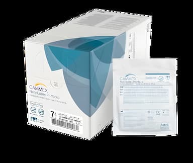 Surgical Glove GAMMEX® Non-Latex PI Micro Size 8.5 Sterile Polyisoprene Standard Cuff Length Micro-Textured White Chemo Tested