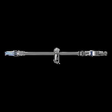McKesson Small Bore IV Extension Set 45 Inch Tubing Sterile - MS445S