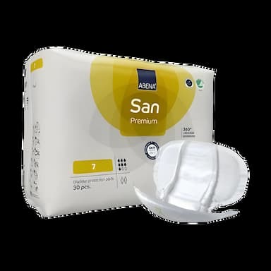 Incontinence Liner Abena® San Premium 14.1 X 24.8 Inch Heavy Absorbency Fluff / Polymer Core Size 7