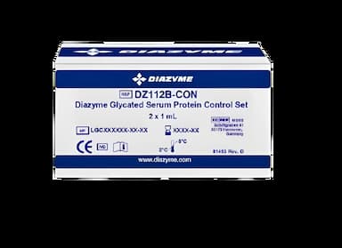 Diabetes Management Test Control Set Diazyme Glycated Serum Protein Leve, 1, 2 2 X 1 mL