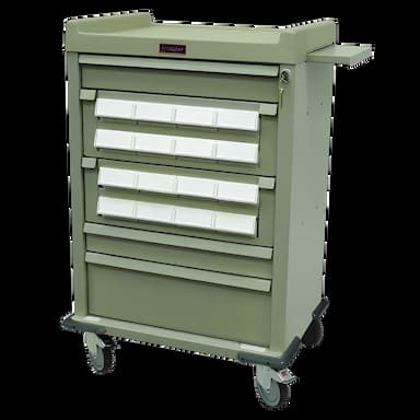 Medication Cart Aluminum - AL16CS-5