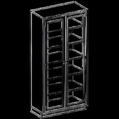 Blickman Stainless Steel Medication Cart with 5 Adjustable Shelves