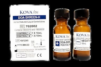 Detectabuse® DOA-Skreen 17-Drug Panel Control Set - Positive/Negative Level, 2 x 10 mL