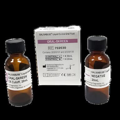 Drugs of Abuse / Toxicology Control Set Salivabuse® Oral-Skreen Oral Fluid Screen Positive Level / Negative Level 2 X 20 mL