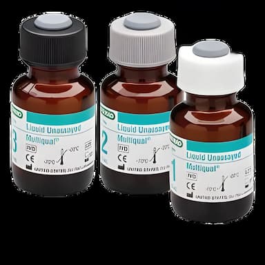 Unassayed Control Set Multiqual® MiniPak 80 Analytes 3 Levels 3 X 10 mL