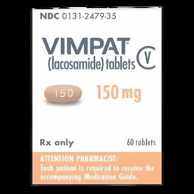 Vimpat Lacosamide 150 mg Tablets | Anticonvulsant Medication