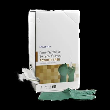 McKesson Perry Performance Plus Surgical Gloves Size 6 - Sterile, Polychloroprene, Chemo Tested