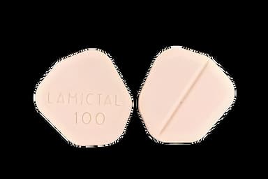 Lamictal® Lamotrigine 100 mg Tablet Bottle 100 Tablets