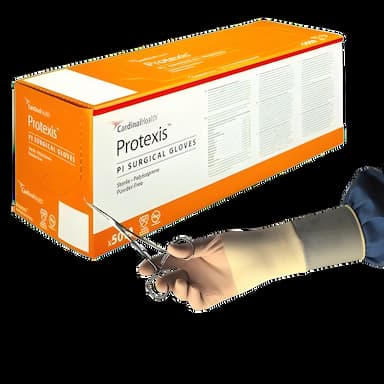 Surgical Glove Protexis™ PI Size 8 Sterile Polyisoprene Standard Cuff Length Smooth Ivory Chemo Tested