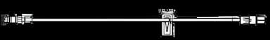 IV Extension Set Needle-Free Port Small Bore 7-1/2 Inch Tubing Sterile