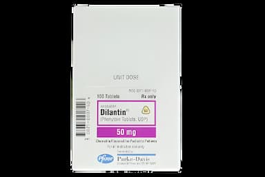 Dilantin® Infatabs® Phenytoin 50 mg Tablet Blister Pack 100 Tablets