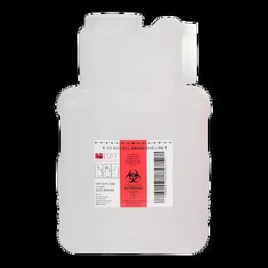 Sharps Container Leaktight Translucent Base Horizontal / Vertical Entry 1.5 Gallon - 2201-LPBW