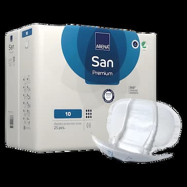 Incontinence Liner Abena® San Premium 14.5 X 28.7 Inch Heavy Absorbency Fluff / Polymer Core Size 10