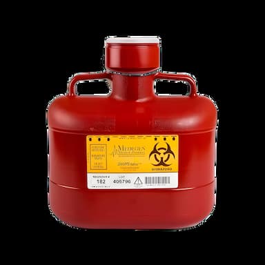 Sharps Container Sharps-Tainer® Translucent Base 11 H X 10 W X 6 D Inch Vertical Entry 1.55 Gallon