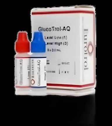 Diabetes Management Test Control Set GlucoTrol-AQ Blood Glucose Test Low Level / High Level 2 mL