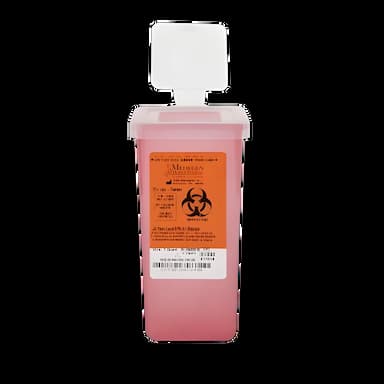 Sharps Container Sharps® Translucent Red Base 7 H X 3-1/2 W X 3-1/2 D Inch Vertical Entry 0.25 Gallon