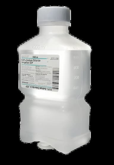 Irrigation Solution 0.9% Sodium Chloride, Preservative Free Not for Injection Bottle 1,000 mL - R5200-01