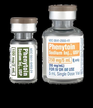 Phenytoin Sodium 50 mg/mL Injection, Preservative-Free by Hikma Pharmaceuticals - Single-Dose Vial 5 mL