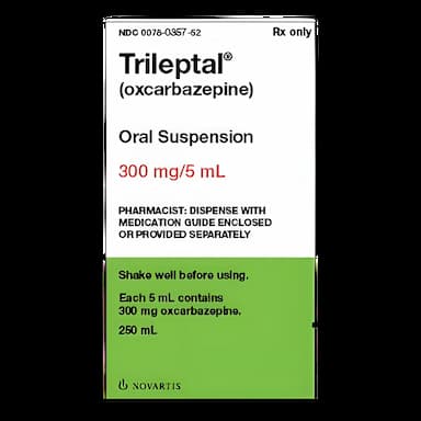 TRILEPTAL® Oxcarbazepine 300 mg / 5 mL Suspension Bottle 250 mL