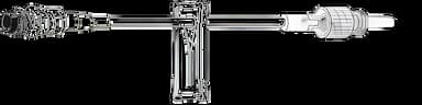 IV Extension Set Interlink® Needle-Free Port Standard Bore 5 Inch Tubing Without Filter - 2N3378