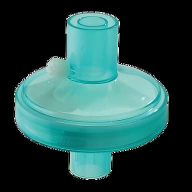 Heat and Moisture Exchanger with Filter Hygrobac™ 33.3 mg H2O / L2 = Vt 500 mL 1.0 cm H2O @ 30 LPM