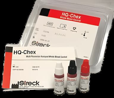 Control Set HQ-Chex® Blood Glucose / Hemoglobin Low Level / High Level 6 X 2.5 mL